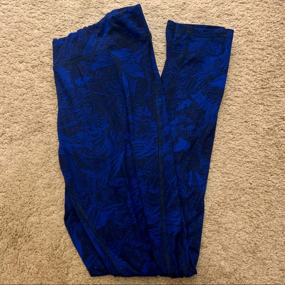 CHAMPION DuoDry Blue Printed Leggings